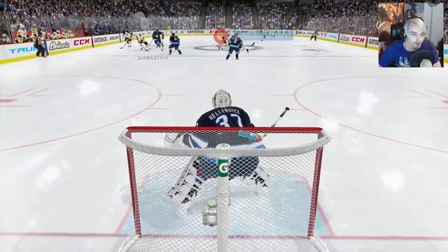 NHL 19 Beta - Goalie Gameplay (Jets Vs Penguins)
