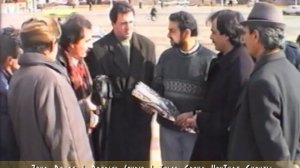 Sattar at the Rudaki & Ferdowsi Monument | Dushanbe 1995