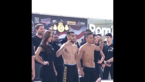 Pesaje Darleys Pérez vs Shakhram Giyasov: weigh- in