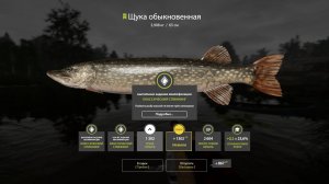 🐟Рекордная первая Щука 3,9 кг, Русская Рыбалка 4, Russian Fishing 4