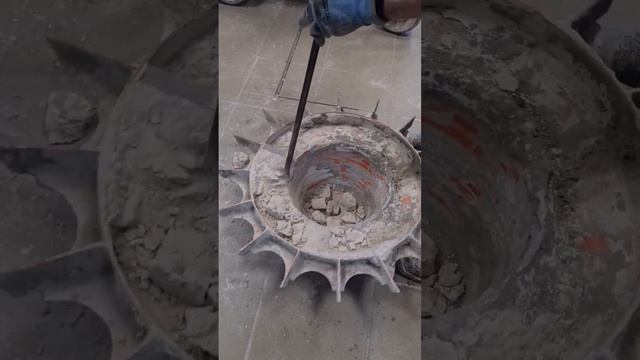 Вода попала в бункер и не очистили барабан. #штукатурныестанции смотреть онлайн