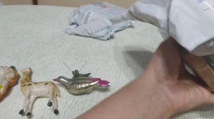 Предновогодние покупки антикварных украшений