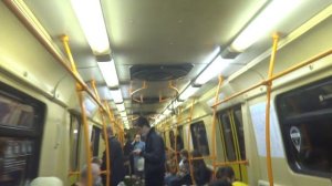 Парад поездов метро 2021, поездка на разных моделях поездов по кольцевой линии