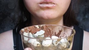 ASMR Dessert three creams with filling ~ Асмр Десерт три крема с начинкой