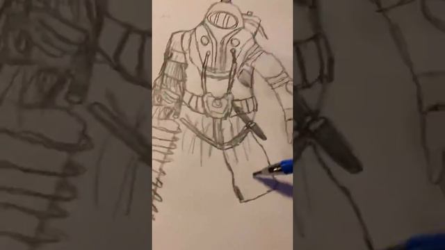 Bioshock “BIG DADDY” sketch (Rickert drawings)