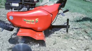 Бензиновый культиватор Eurosystems Euro 5 EVO – работа с сошником