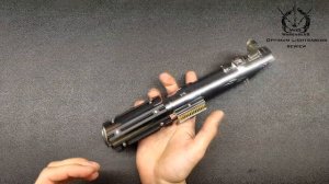 Демонстрация рукоятки светового меча Скайуокеров - SkyRise | WarSabers - Световые мечи "Мастер"