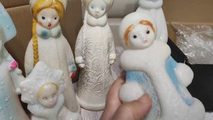 Винтажные Снегурочки- красавицы.