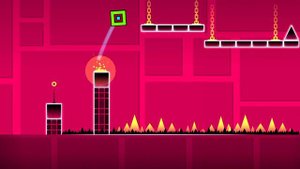 как пройти 2-й уровень в Geometry Dash Lite с первого раза на все 3 монеты