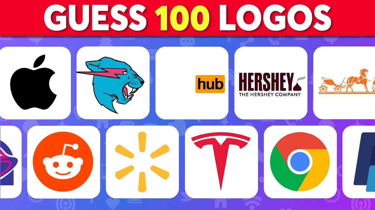 Guess The 100 Logos in 3 Seconds _ Easy, Medium, Hard, Extra Hard _ Logo Quiz 2023 смотреть онлайн