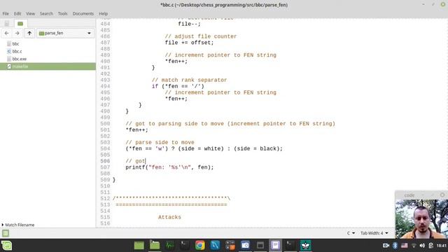 19-Bitboard CHESS ENGINE in C parsing FEN string to initialize BITBOARDS, OCUUPANCIES & board state смотреть онлайн
