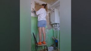 Кухня менее 5кв.м. Её изменения.Беремся за дело.