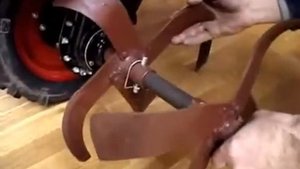 Установка фрез культиватора на мотоблок КАДВИ ОКА