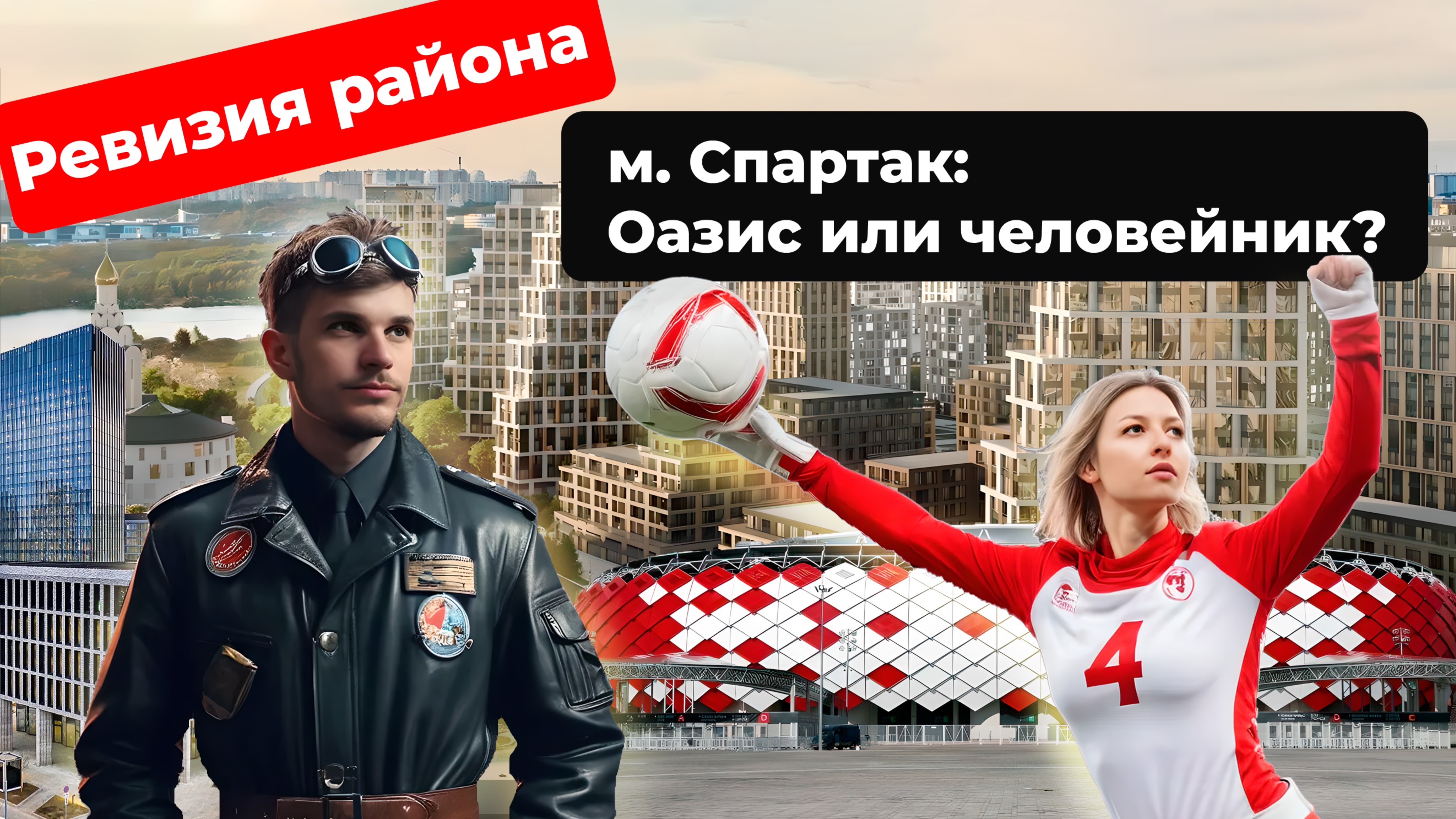 Оазис или человейник? Обзор района м. Спартак