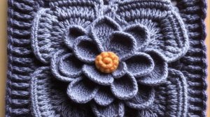 ЦВЕТЫ в квадратных мотивах от нейросети. ПОДБОРКА №16. ВЯЗАНИЕ.