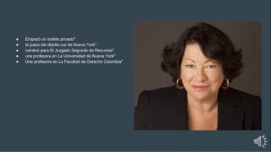 Sonia Sotomayor (Bryanna)