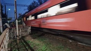 аэроэкспресс на платформе Чертаново, Москва