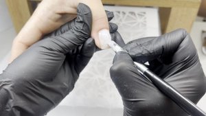 Укрепление гелем с опилом .Квадрат