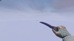 Falchion Knife Blue Steel (Battle-Scarred) | CS2 Skin Showcase #348