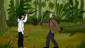 jeff the killer vs jason voorhees #dc2