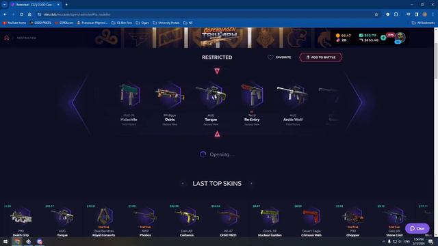 INSANE LUCK ON UPGRADER 2X 15% (130$ BALANCE) (SKIN.CLUB) CS2 смотреть онлайн