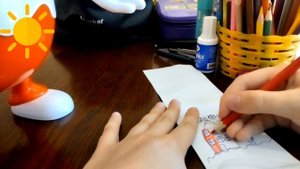 Рисуем с моим другом Киндером, УРА!!