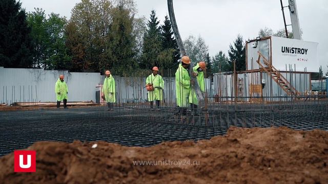 6 этап. Устройство фундаментной плиты при строительстве дома в КП «Николино»