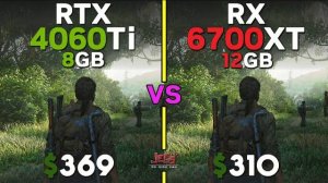 ТЕСТ - RTX4060TI 8GB VS RX6700XT 12GB