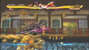 Street Fighter X Tekken - Jin & Juri VS. PAC-MAN "Secret" Fight