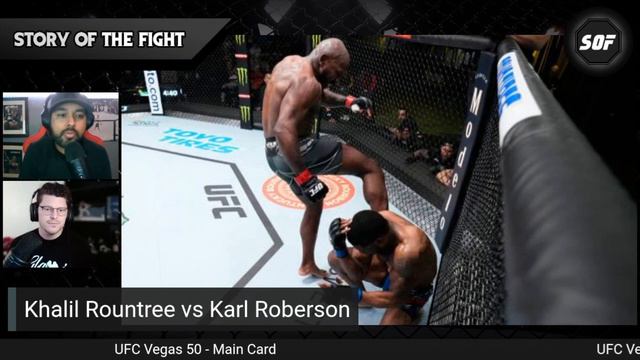 Khalil Rountree vs Karl Roberson | Full Fight Recap | Soccer Kicks! | Spotlight | Story of the Figh