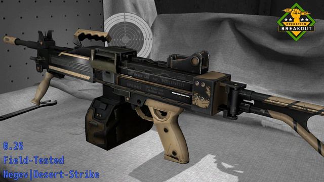 Negev  Desert Strike Wear/Float
