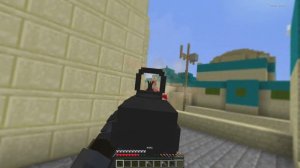 CS:GO В МАЙНКРАФТЕ?! СЫГРАЛ С ДРУГОМ 1 НА 1 !