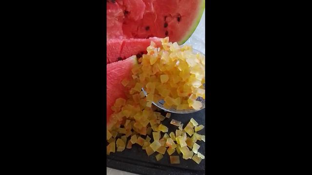 Цукаты из арбуза