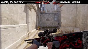 CS2 AWP | Duality - Skin showcase all floats [4K60FPS]