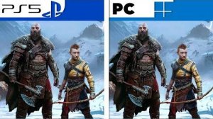 Gow of War Ragnarök | PS5 vs PC Ultra Settings | Сравнение Графики | Graphics Comparison