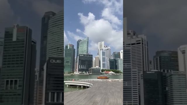 Сингапур вид на небоскребы #singapore