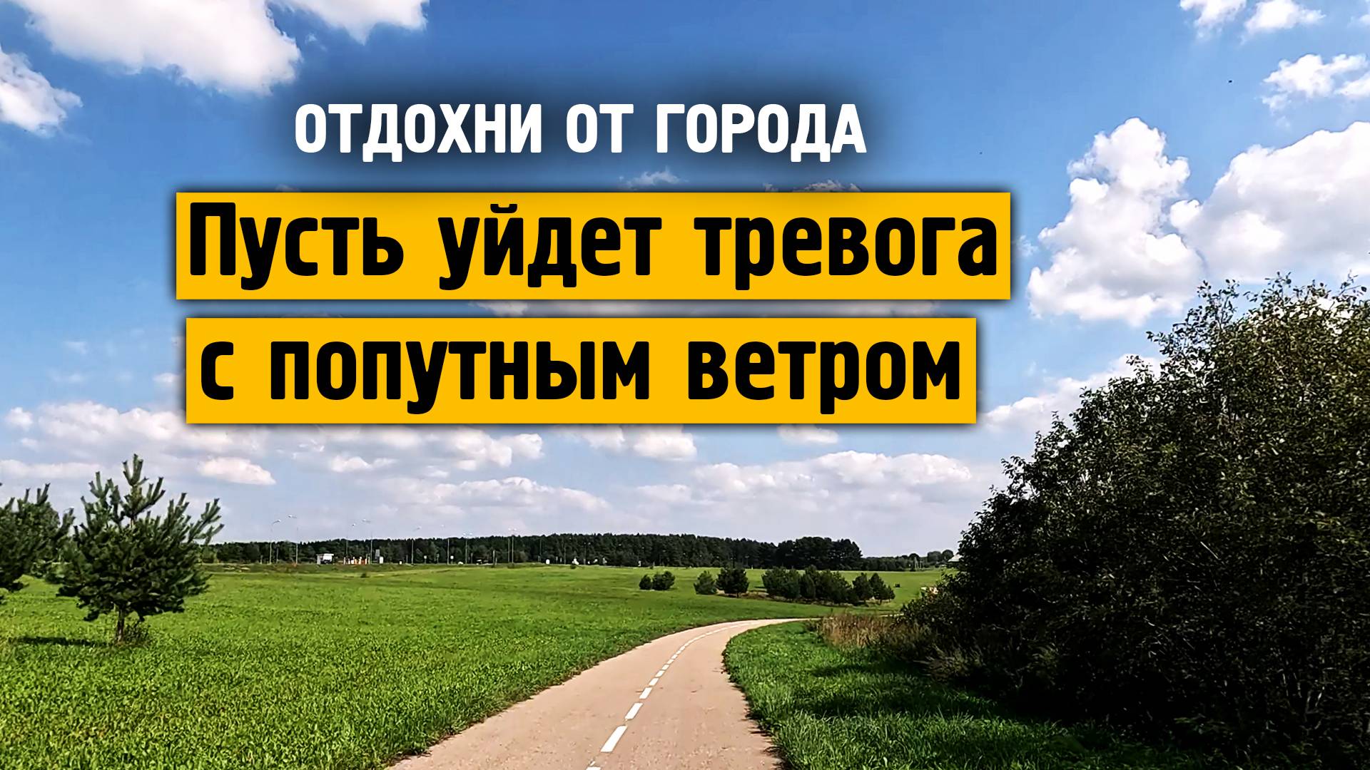 Пусть уйдет тревога с попутным ветром \ Музыка от стресса и тревоге \ Отдохни от города \ Завидово