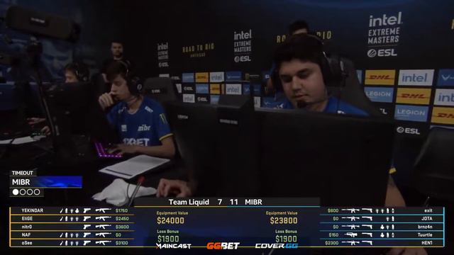 Liquid vs MIBR | Map 1 Ancient | IEM Road to Rio 2022 Americas RMR смотреть онлайн