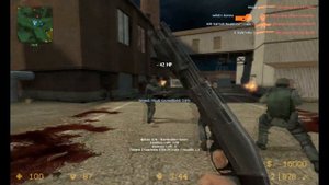 Counter Strike Source Zombie Horde Shotgun Fun