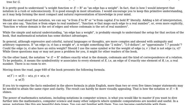 Weight functions in graph algorithms (2 Solutions!!)