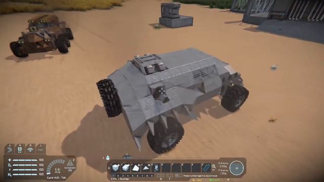 Space Engineers - Creative #1 - Mad Max Cars! смотреть онлайн