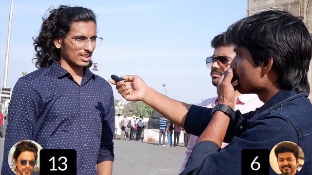 Who Is Better actor shah Rukh Khan OR Vijay thalapathy / Public Reaction | leo vs jawan movie South смотреть онлайн