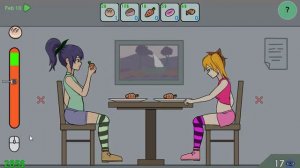 Waifus Eating Simulator #2 The emo and The selfish girl