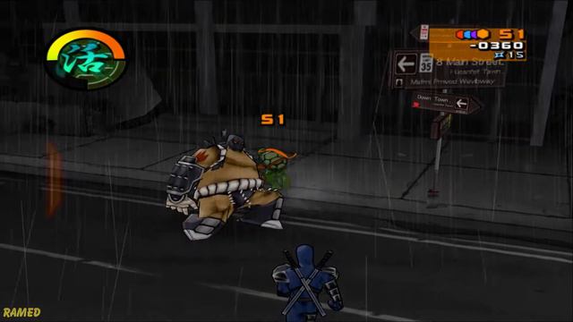 TMNT 2 Battle Nexus Das Spiel German 🇩🇪 Teil 17 - Unbekannte Stadt und Slashuur 🎮 смотреть онлайн