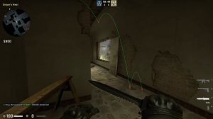 CSGO: Mirage One Way Smoke Window From CT Spawn!
