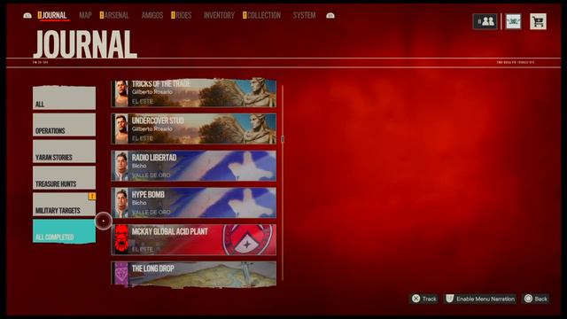 Far Cry® 6 after patch 1.04 - no key fetch quest.