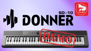 Donner SD-10  демонстрация звучания синтезатора