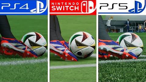 EA SPORTS FC 25 | PS4 - Nintendo Switch - PS5 | Сравнение Графики| Graphics Comparison |