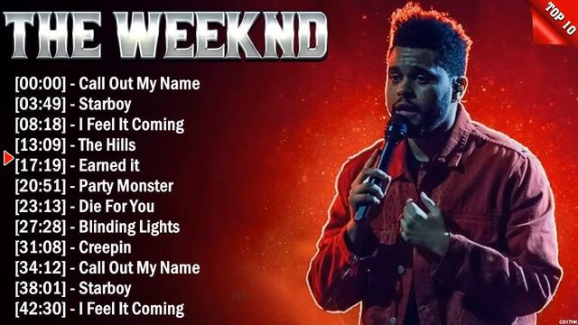 The Weeknd Greatest Hits 2024 - Pop Music Mix - Top 10 Hits Of All Time