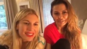 Victoria Bonya and Hofit Golan in Villa Medica Germany on TV channel Periscope Russia